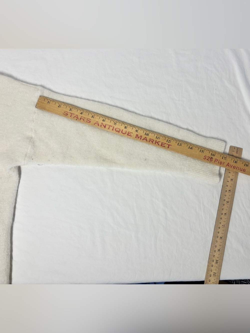 Madewell Off-White Wool/Alpaca Blend Carabelle Polo Button-Up Cardigan XL Boxy - Picture 12 of 13